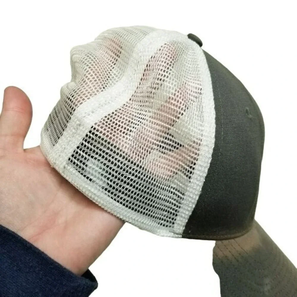 Patagonia Trucker Hat Mesh Sides Adjustable Baseball Dad Cap Water Marks Grey OS